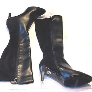ALFANI STEP N FLEX BOOTS BLACK